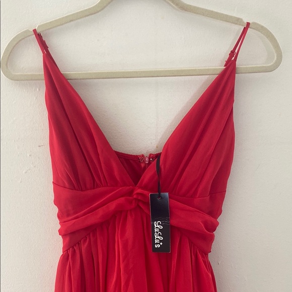Lulus Red Maxi Dress size S - Picture 4 of 12